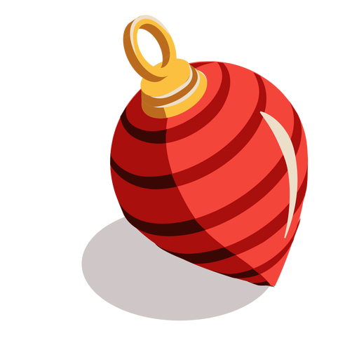 Cone ring ball isometric PNG Design