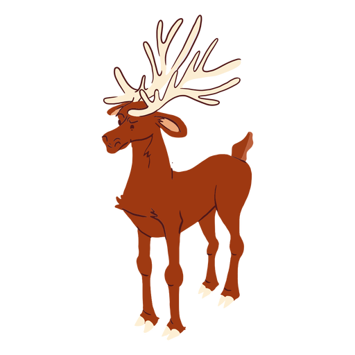 Deer antler isometric