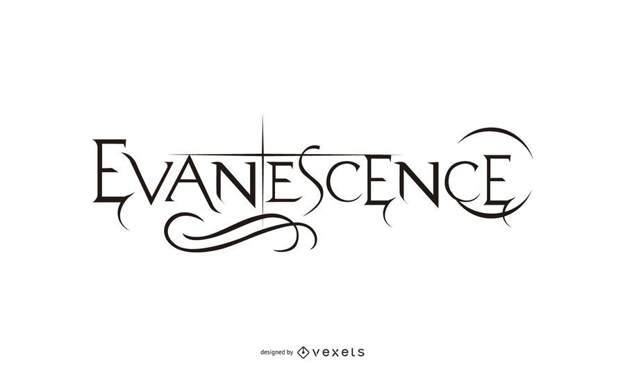 Evanescence: Logotipo de la banda de rock Evanescence: Logotipo de la banda de rock