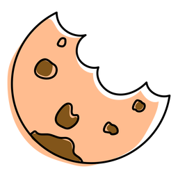 Biscoito de gengibre com chocolate Desenho PNG