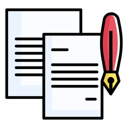 Pen sheet flat PNG Design