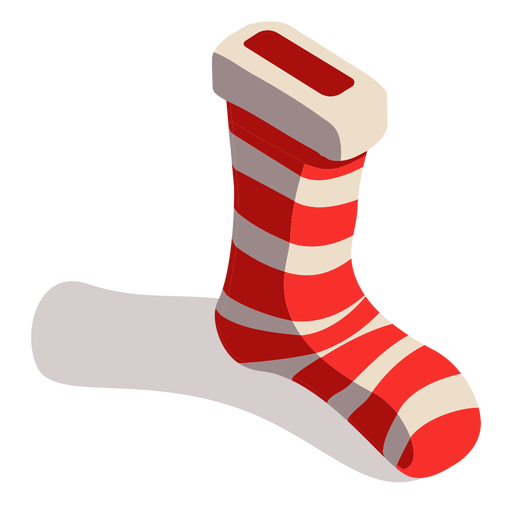 Sock stocking isometric PNG Design