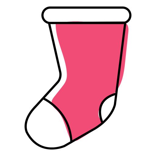 Stocking sock flat PNG Design