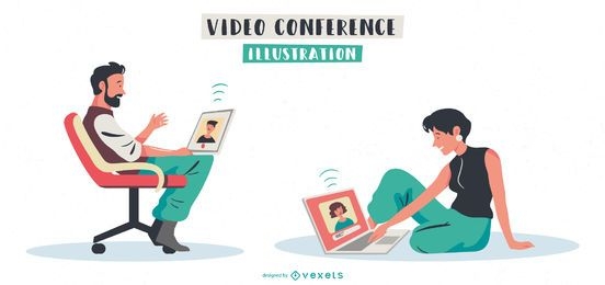 Video Conference People Characters Pack