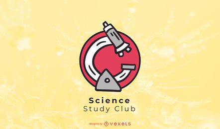 Design de logotipo do Clube de Ciências