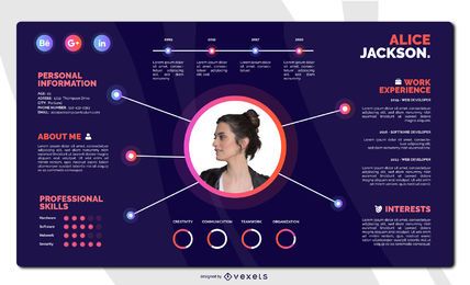 Creative Professional Resume Template Vector Download