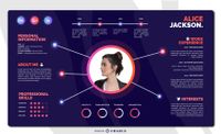 Creative Professional Resume Template Vector Download