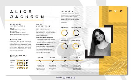 Bright Creative Resume Template Bright Creative Resume Template