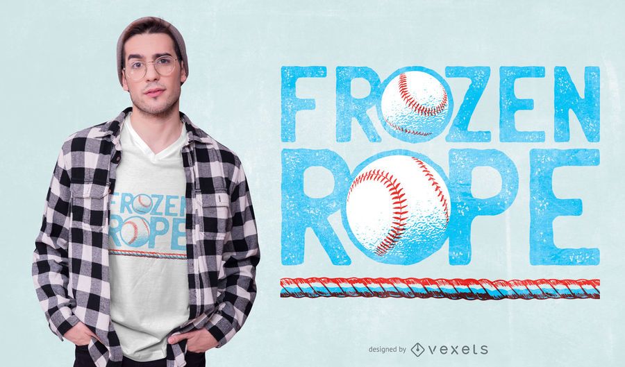 Frozen Rope Baseball T-shirt Design Frozen Rope Baseball T-shirt Design