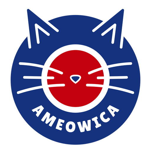 Diseño de gato Ameowica Diseño PNG