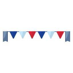 Amerikanische Farben Wimpel Banner Element PNG- Und SVG-Design Für T-Shirts