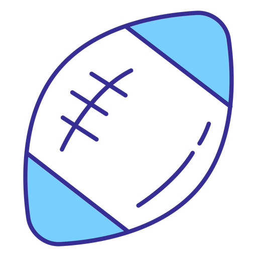 American football ball element PNG Design
