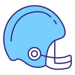 Elemento de capacete de futebol americano Desenho PNG