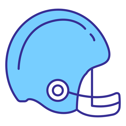 American football helmet element PNG Design