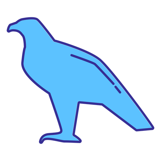 Elemento de traço de águia careca Desenho PNG