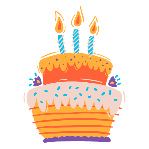 Birthday cake PNG Design