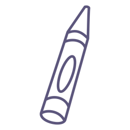 Crayon stroke icon PNG Design
