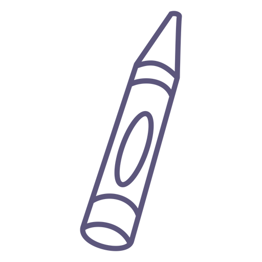 Wachsmalstift Strich Symbol PNG-Design