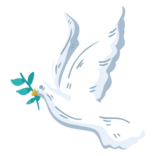S?mbolo de la paz de la paloma Diseño PNG