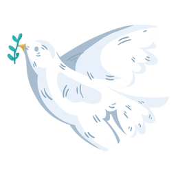 Dove with olive branch dove PNG Design Transparent PNG