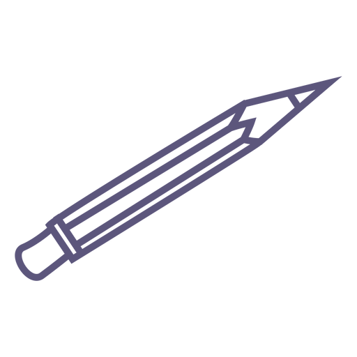 Zeichnen eines Bleistiftstrichsymbols PNG-Design
