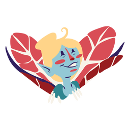 Fairy smiling PNG Design