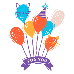 Für Sie Schriftzug Geburtstag PNG-Design