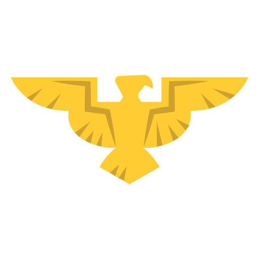 Icono de insignia de ?guila dorada Diseño PNG