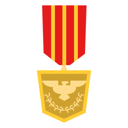 Golden eagle medal icon PNG Design Transparent PNG