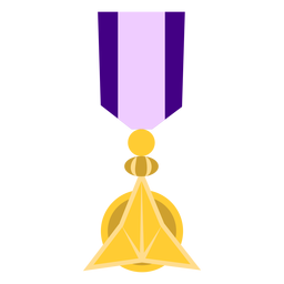 Golden Star Pentagon Medal Icon Transparent Png Svg Vector File