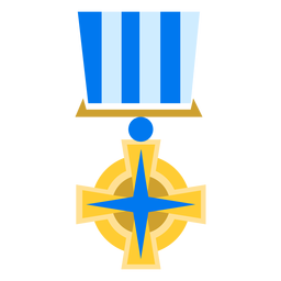 Ícone de medalha religiosa de ouro Transparent PNG