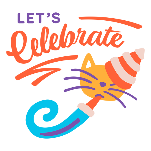 lets celebrate lettering transparent png svg vector file lets celebrate lettering transparent