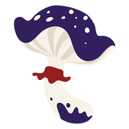 Magical mushroom PNG Design