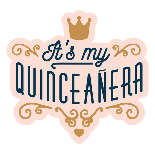 My Quinceanera Royal Lettering Transparent Png And Svg Vector File