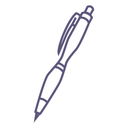 Federstift-Strichsymbol PNG-Design