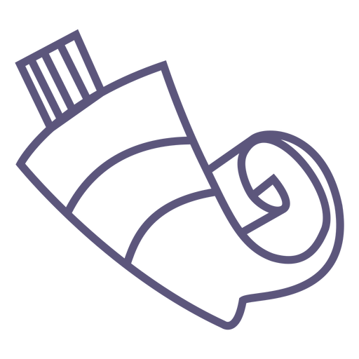 Icono de trazo de tubo de pintura Diseño PNG