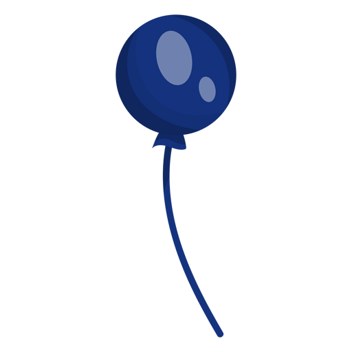 Patriotic blue balloon element PNG Design