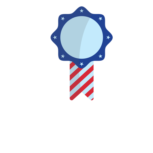 Patriotic prize ribbon element