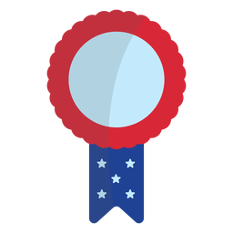 Elemento de roseta patriótica Desenho PNG