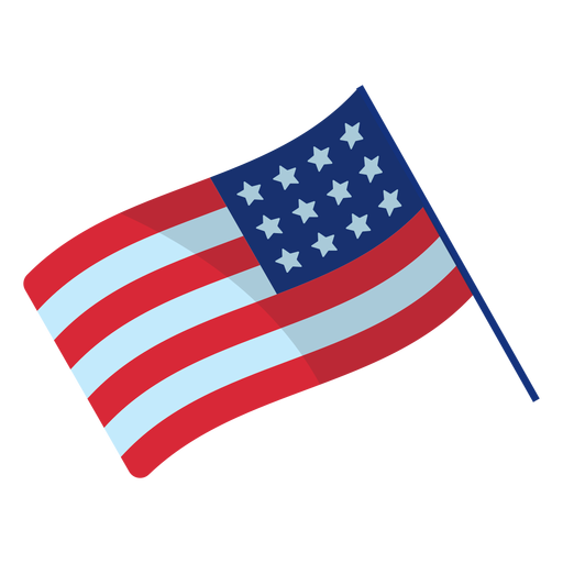 Elemento de bandera patriótica de Estados Unidos Diseño PNG
