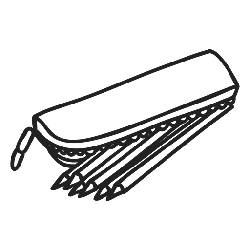 Download Pencil case doodle - Transparent PNG & SVG vector file