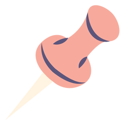 Push pin flat icon PNG Design