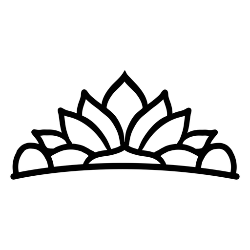 Curso de tiara de lótus Quinceanera Baixar PNG/SVG Transparente