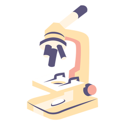 School microscope flat icon School microscope flat icon