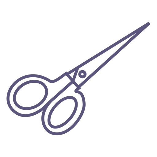 School scissors stroke icon PNG Design