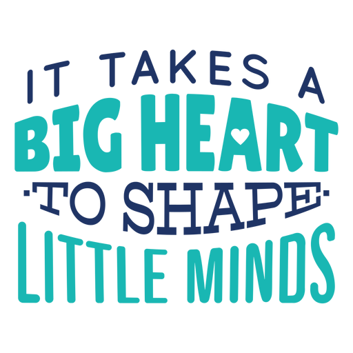Shape little minds lettering design - Transparent PNG & SVG vector file