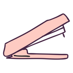 Stapler color doodle PNG Design