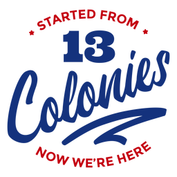 Começou com as letras das colônias Desenho PNG