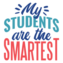 Das klügste Schriftzugdesign für Studenten PNG-Design