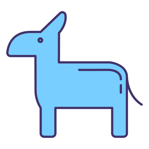 Us democratic party symbol element PNG Design